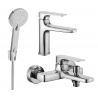Mexen Lynx R40 ensemble de baignoire, chrome - 745903R40-00