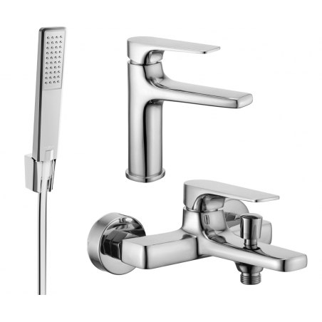 Mexen Lynx R72 ensemble de bain, chrome - 745903R72-00