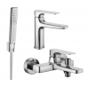 Mexen Lynx R72 ensemble de baignoire, chrome - 745903R72-00