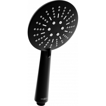 Mexen R-67 poignée de douche à 3 fonctions, noire - 79567-70