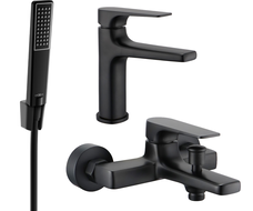 Mexen Lynx Ensemble de baignoire R72, noir - 745903R72-70