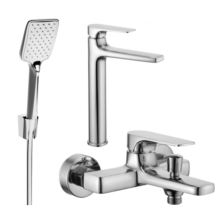Mexen Lynx R62 ensemble baignoire, chrome - 745913R62-00