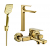 Mexen Lynx R62 ensemble baignoire, doré - 745913R62-50