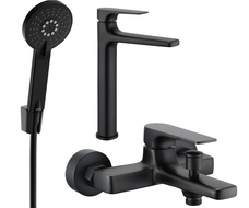 Mexen Lynx Ensemble baignoire R40, noir - 745913R40-70