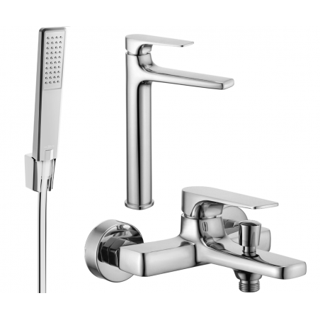 Mexen Lynx R72 ensemble de baignoire, chrome - 745913R72-00