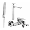 Mexen Lynx R72 ensemble de bain, chrome - 745913R72-00