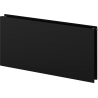 Mexen CVHF20 Hygiene Flat radiateur plaque 600 x 1600 mm, connexion inférieure, 1606 W, noir - W620HF-060-160-70