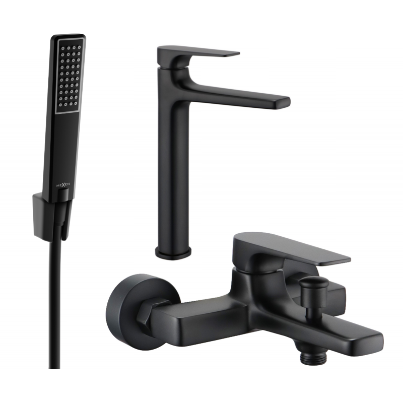 Mexen Lynx R72 ensemble de bain, noir - 745913R72-70