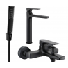 Mexen Lynx R72 set de bain, noir - 745913R72-70