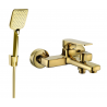 Mexen Lynx R62 robinet de baignoire avec ensemble de douche, or - 74593R62-50