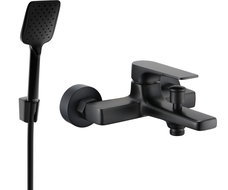 Mexen Lynx R62 mitigeur bain-douche avec ensemble de douche, noir - 74593R62-70