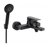 Batterie de bain Mexen Lynx R40 avec ensemble de douche, noir - 74593R40-70