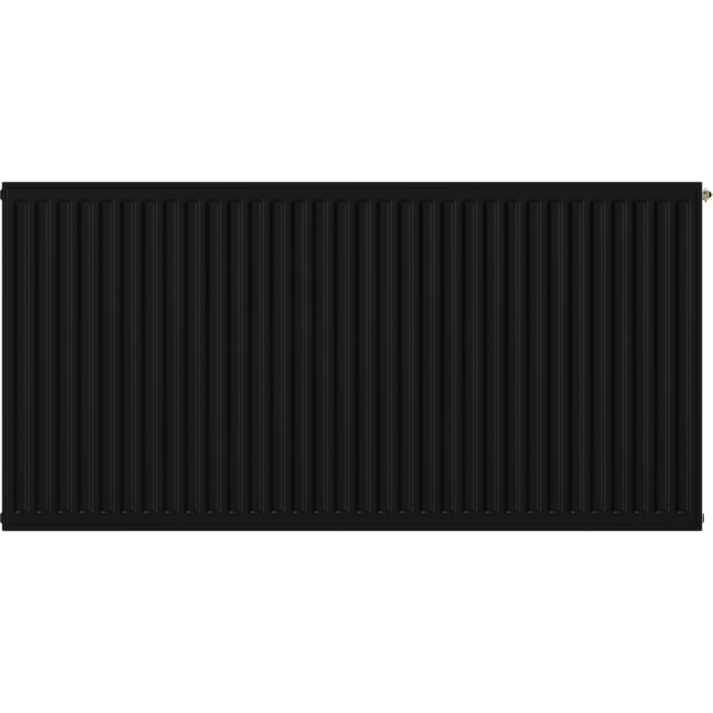 Mexen CVH30 Radiateur hygénique à plaque 900 x 500 mm, raccordement inférieur, 1032 W, noir - W630H-090-050-70
