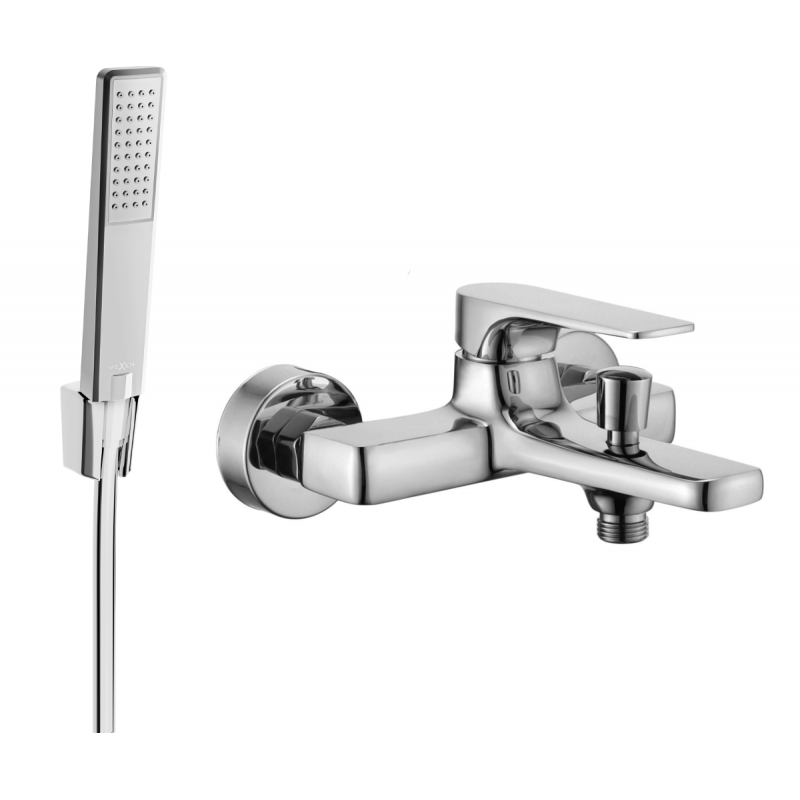 Mexen Lynx R72 robinet de baignoire avec ensemble de douche, chromé - 74593R72-00
