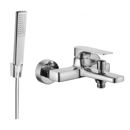 Mexen Lynx R72 mitigeur bain avec ensemble de douche, chrome - 74593R72-00