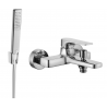 Mexen Lynx R72 robinet de bain avec ensemble de douche, chrome - 74593R72-00