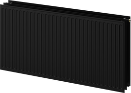 Radiateur en acier Mexen CVH30 Hygiene 900 x 900 mm, connexion inférieure, 1858 W, noir - W630H-090-090-70