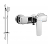 Mexen Lynx DQ62 ensemble de douche avec mitigeur, chromé - 74594DQ62-00