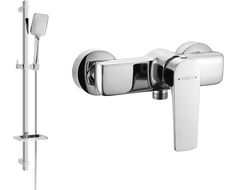 Mexen Lynx DQ62 ensemble de douche avec mitigeur, chromé - 74594DQ62-00