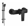 Mexen Lynx DQ62 Mitigeur de douche avec ensemble de douche, noir - 74594DQ62-70