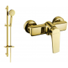 Mexen Lynx DQ40 robinet de douche avec ensemble de douche, doré - 74594DQ40-50