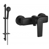 Mexen Lynx DQ40 robinet de douche avec ensemble de douche, noir - 74594DQ40-70