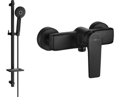 Mexen Lynx DQ40 robinet de douche avec ensemble de douche, noir - 74594DQ40-70