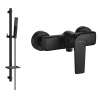 Mexen Lynx DQ72 robinet de douche avec ensemble de douche, noir - 74594DQ72-70