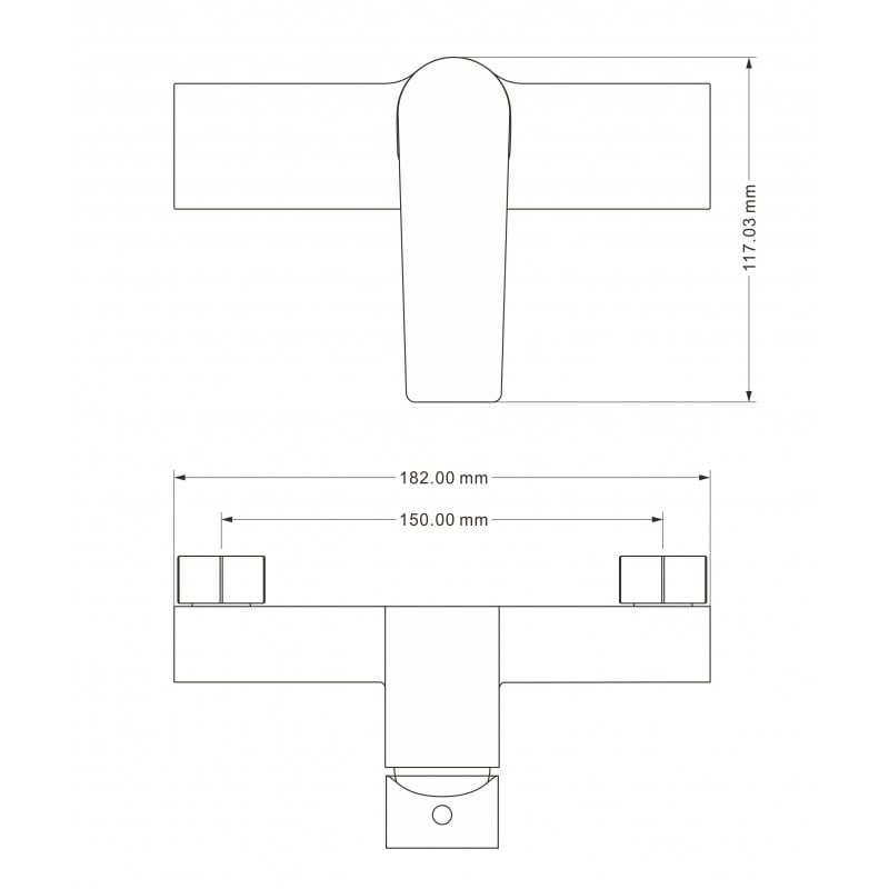 Mexen Lynx DF62 mitigeur de douche avec ensemble de douche, noir - 74594DF62-70