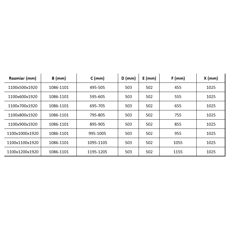 Mexen Lima cabine de douche pliante 110 x 70 cm, transparente, noire - 856-110-070-70-00