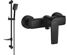 Mexen Lynx DF62 robinet de douche avec ensemble de douche, noir - 74594DF62-70
