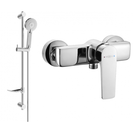 Mexen Lynx DF40 mitigeur de douche avec ensemble de douche, chromé - 74594DF40-00