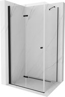 Mexen Lima cabine de douche pliante 120 x 70 cm, transparente, noire - 856-120-070-70-00