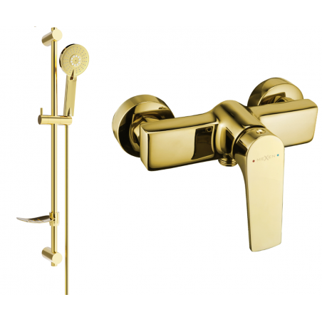 Mexen Lynx DF40 mitigeur de douche avec ensemble de douche, or - 74594DF40-50