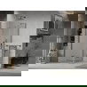 Mexen Lima cabine de douche pliante 120 x 120 cm, transparent, noir - 856-120-120-70-00