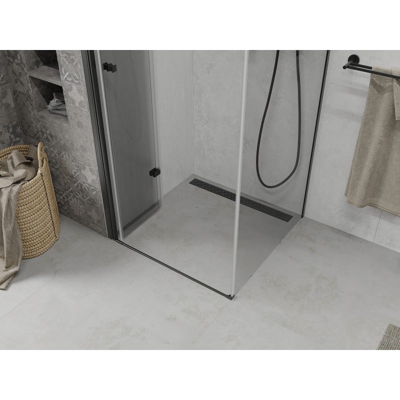 Mexen Lima cabine de douche pliante 120 x 120 cm, transparent, noir - 856-120-120-70-00