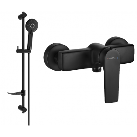 Mexen Lynx DF40 mitigeur de douche avec ensemble de douche, noir - 74594DF40-70