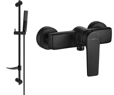 Mexen Lynx DF72 ensemble de douche avec set de douche, noir - 74594DF72-70