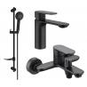 Mexen Milo DF40 ensemble de bain, noir - 71303DF40-70