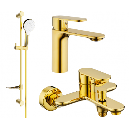 Mexen Milo DF05 ensemble de bain, doré - 71303DF05-50