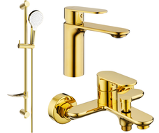 Mexen Milo DF05 ensemble de bain, doré - 71303DF05-50
