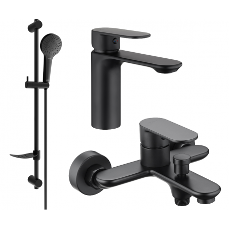 Mexen Milo DF05 ensemble de bain, noir - 71303DF05-70