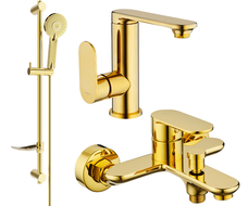 Mexen Milo DF40 ensemble de bain, or - 713053DF40-50