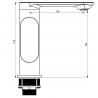 Mexen Milo DF05 ensemble pour baignoire, chromé - 713053DF05-00