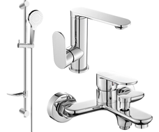 Mexen Milo DF05 ensemble pour baignoire, chromé - 713053DF05-00