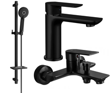 Mexen Alfa DQ40 ensemble de bain, noir - 745703DQ40-70