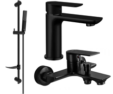 Mexen Alfa DF72 ensemble de bain, noir - 745703DF72-70