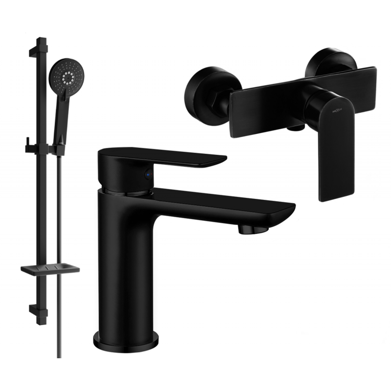 Mexen Alfa DQ40 ensemble de douche, noir - 745704DQ40-70