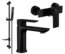 Mexen Alfa DF72 ensemble de douche, noir - 745704DF72-70