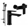 Mexen Alfa DF62 ensemble de douche, noir - 745704DF62-70